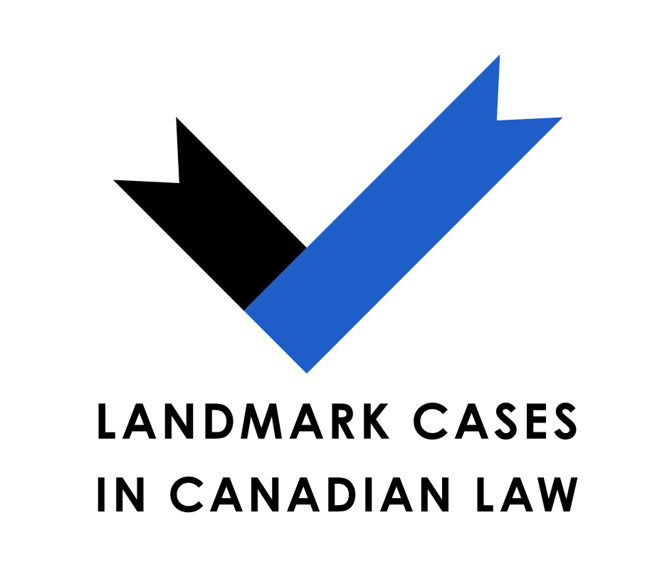 UBC - Series Logos - Landmark Cases in Canadian Law logo