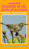 Annotated Checklist of the Birds of Arizona