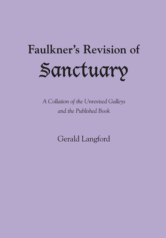 Faulkner&#039;s Revision of Sanctuary