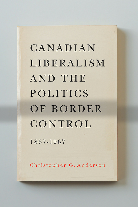 Canadian Liberalism and the Politics of Border Control, 1867-1967